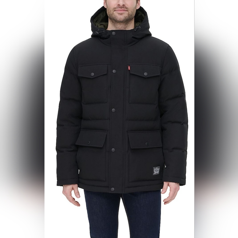 Men's Levi's Four Pocket Hooded Parka